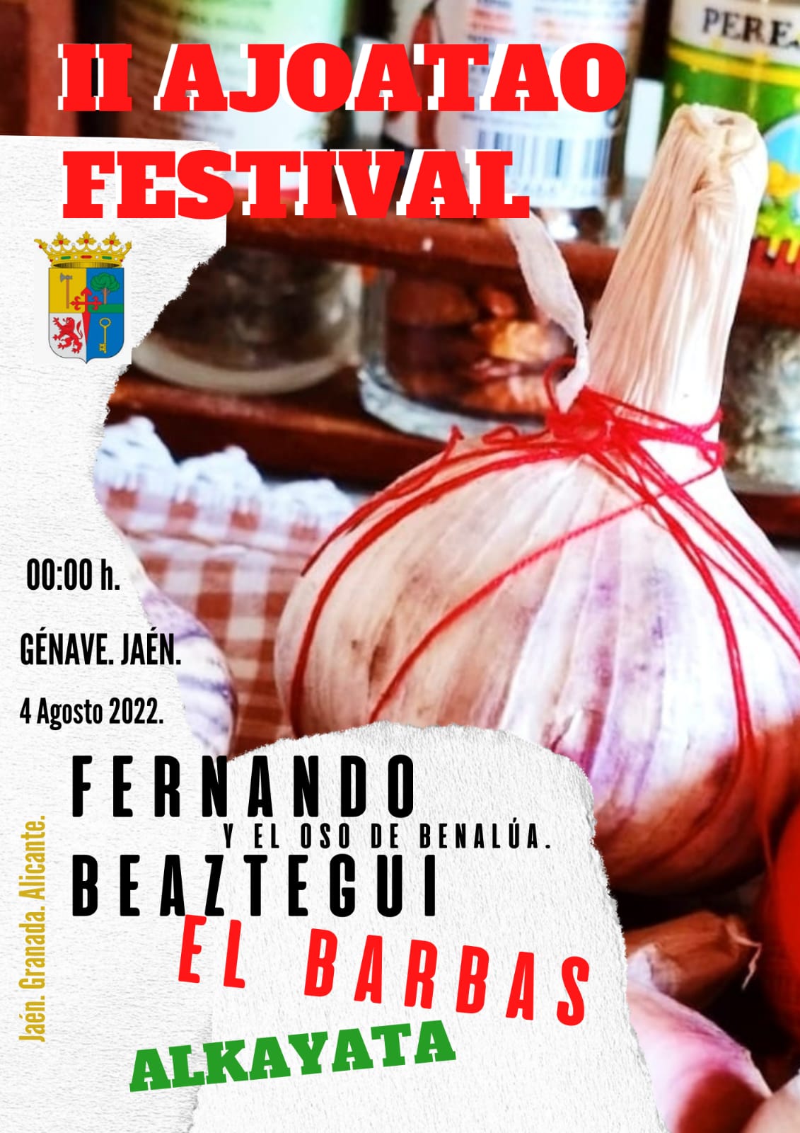 II “AjoAtao” Festival, Génave (Jaén)